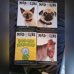 Madlibs lot of 4 activity books